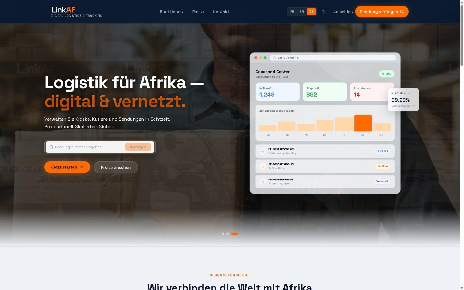 Linkaf screenshot