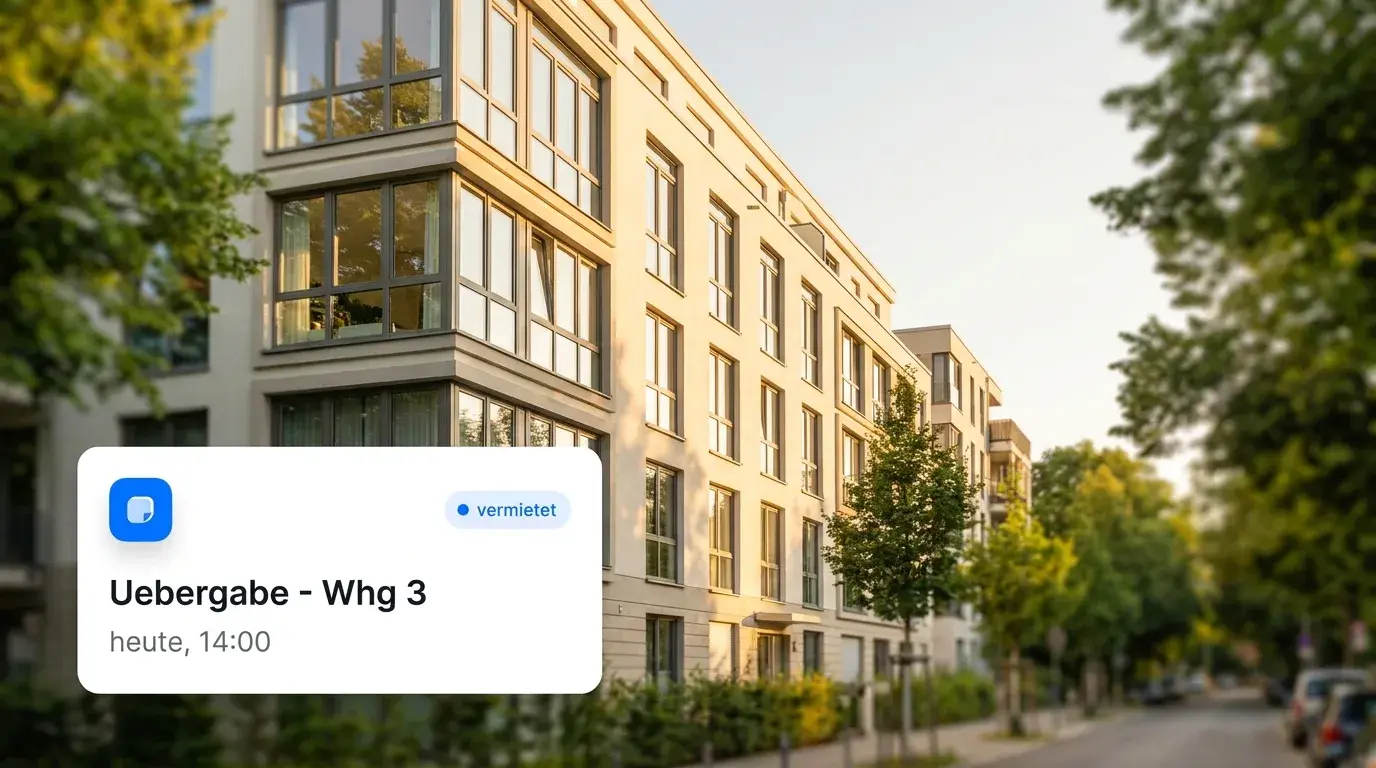 Digital property overview for a real estate company